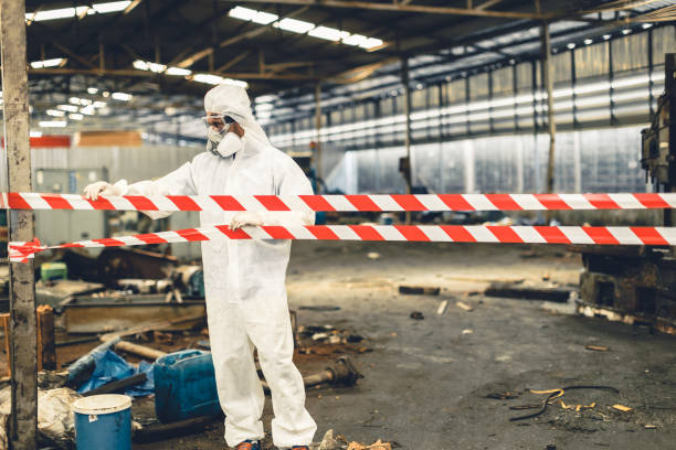 Professional Infectious Disease Decontamination technician working in Cambria, IL